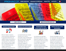Tablet Screenshot of prohaccp-mexico.com